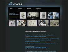 Tablet Screenshot of finetest.com